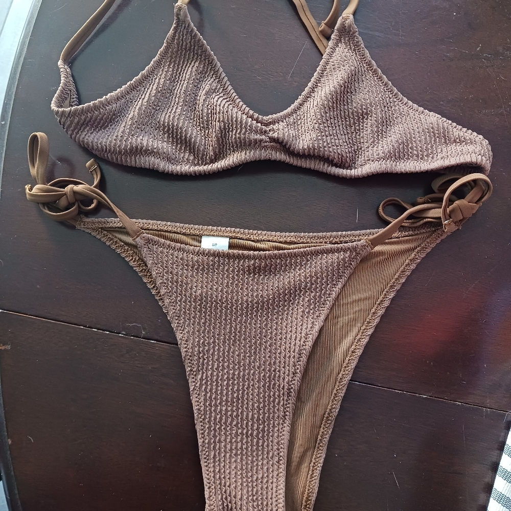 Aerie Textured Bikini, Like New!